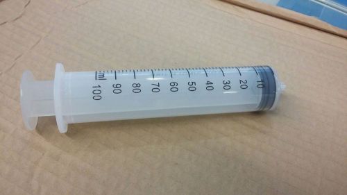 1 x 100ml syringe + tube plastic for hydroponics nutrient measuring hp1 for sale