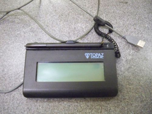 Topaz T-LBK460-HSB-R SigLite USB Signature Capture Reader Pad Backlit LCD Qty