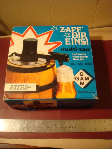 Zapf Dir Einns Multi tap hand pump beer tap vintage made west germany small keg