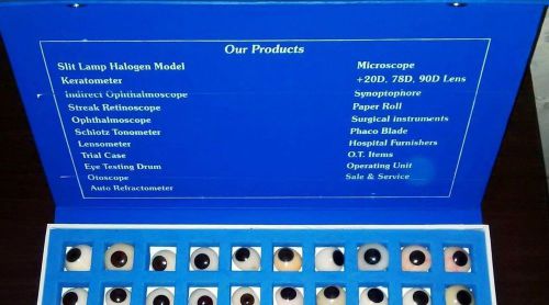 Super Quality Artificial Eyes-50 Pieces Prosthetic Eyes Set  (newyork_science)