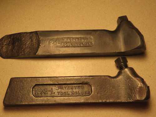 Lot of 2 vintage armstrong metal lathe turning tool holder no. 2-l for sale