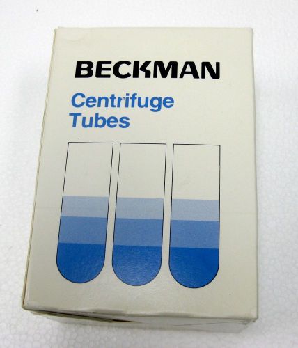 New beckman 355644 centrifuge tubes (qty 29)  thickwall polypropylene 13 x 64 mm for sale
