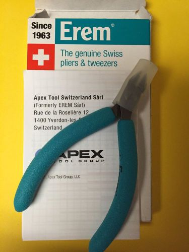 New Erem 612N 4-1/4 ESD-Safe Oval Head Semi-Flush Cutters Cushion Grip