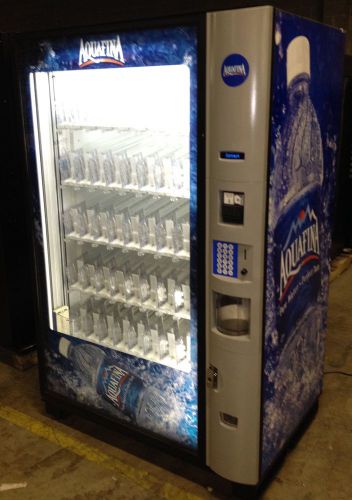 Dixie narco 5800 bev max 3 glass front drink vending machine robotic delivery for sale