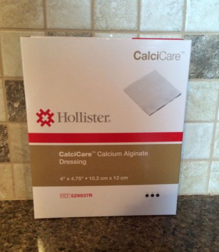Calcium Alginate Dressings Hollister CalciCare   4&#034; x 4.75&#034;  Box of 10 NEW