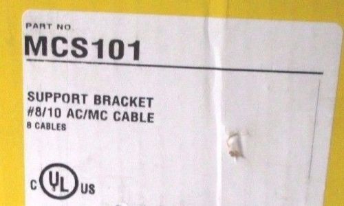New 73 erico caddy support bracket 12/14 ac/mc cable mcs101 for sale