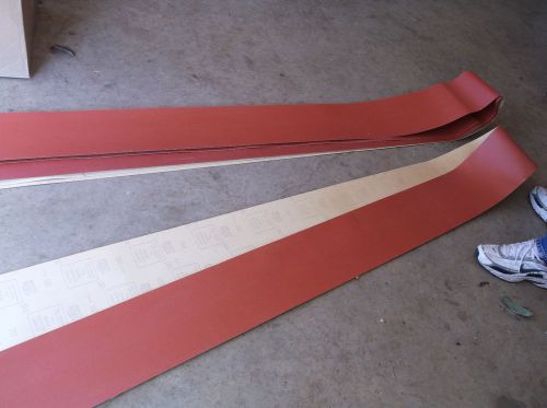 TWO 3M  184.5&#034; X 8 1/4&#034;  SANDING BELTS 150 GRIT CUTRITE RESONITE WOODWORKING