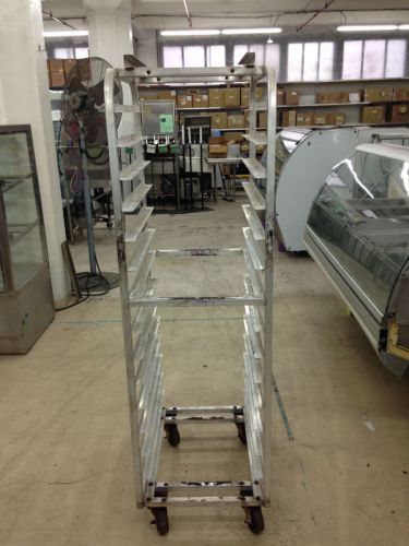 Used End Load 14 Pan Welded Bakery Rolling Oven Rack