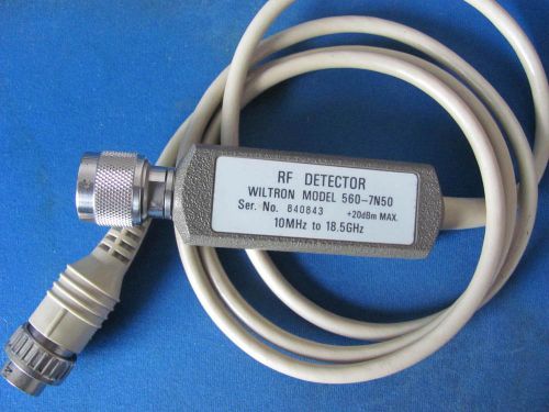 Wiltron RF Detector 560-7N50 10MHZ-18.5GHZ