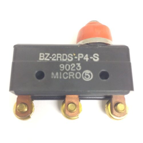 Honeywell Micro Switch BZ-2RDS-P4-S Limit Switch Plunger 15a 125 250 480 vac New