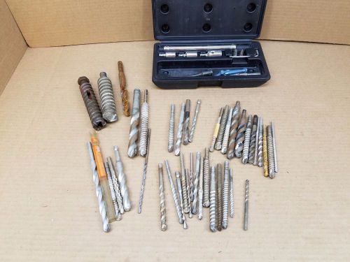 Ck2 concrete screw installation kit and assorted concrete drill bits for sale