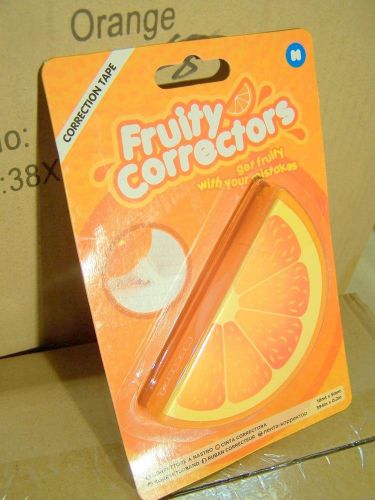NEW- Case of 24 &#034;Fruity Correctors&#034; Correction Tape Individual Retail Packaging