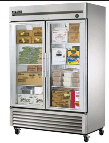 True t-49 stainless reach-in glass swing door -10f freezer 115v for sale