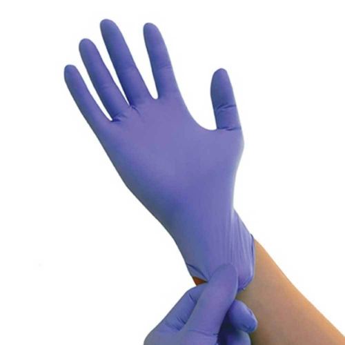 Dark Blue Nitrile Powder and Latex Free Gloves food medical tattoo 50 100 1000