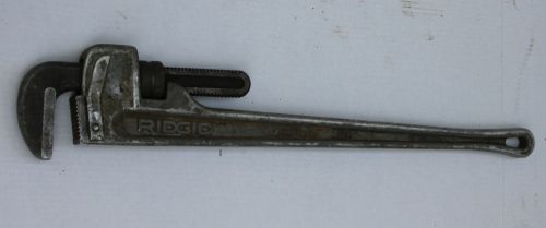 Ridgid 36&#034; aluminum heavy duty tools 3 ft. straight handle pipe wrench usa made for sale