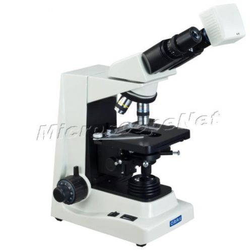 Digital Compound Turret Phase Contrast Microscope 40X-1600X Backward Nosepiece