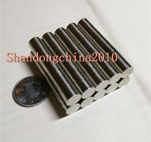 100pcs neodymium disc mini 8mm x 1mm rare earth n35 strong magnets craft models for sale