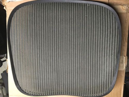 Herman Miller Aeron Seat Replacement Mesh used Black Grey Large C Size