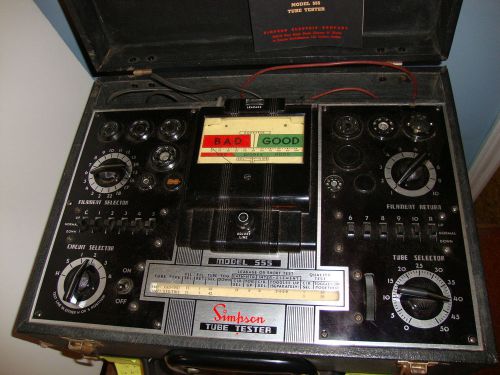 Simpson 555 tube tester for sale