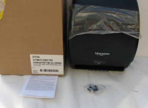NEW IN BOX Monogram AUTOMATIC touchless paper towel dispenser