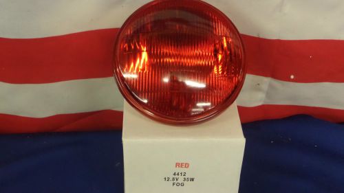 New 4412R Par46 Sealed Beam Bulbs 12 Volt 35 Watt RED American LaFrance ALF