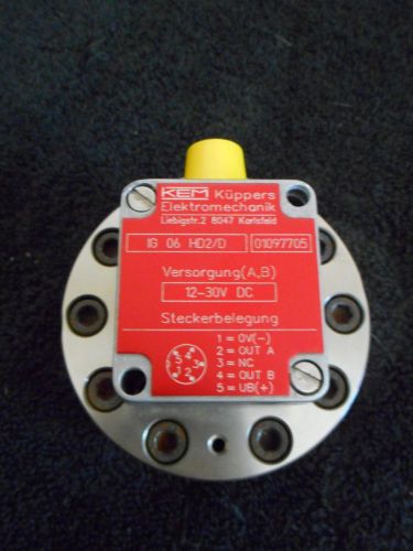 *new*  kem  flow meter  zhm 02/1 st.d.t /  ig 06 hd2/d kuppers elektromechanik for sale
