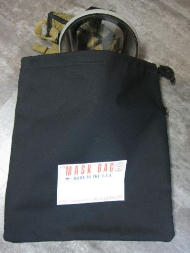 S.m. smith co. scba mask bag, mb2-200, 10 oz cotton canvas w/ fleece liner,draw. for sale