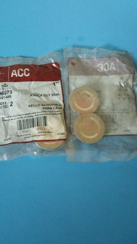 (4) Halex 96073 1 inch knock out seals,2 bags of 2,New,Free shipping
