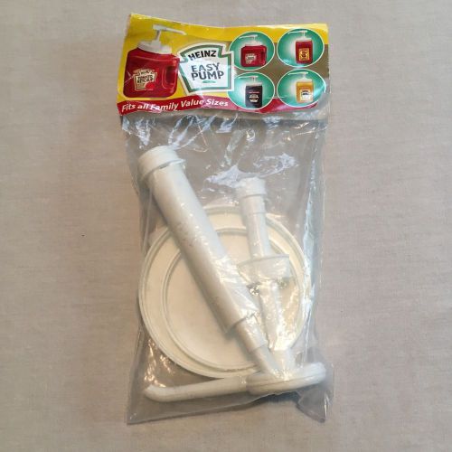 New! Heinz Easy Ketchup Pump Dispenser Fits Mustard, Steak Sauce, Mayo Jugs