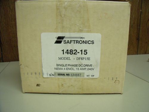 Saftronics Single Phase DC Drive Nema 4 Encl. Model # DF8P15E 15A 240V