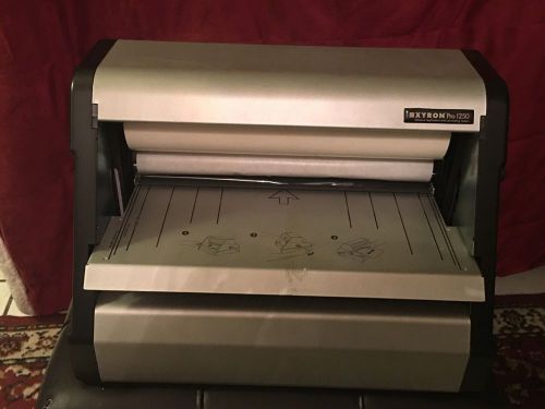Xyron pro 1250 12&#034; cold laminator with extra laminate refills - very good cond. for sale