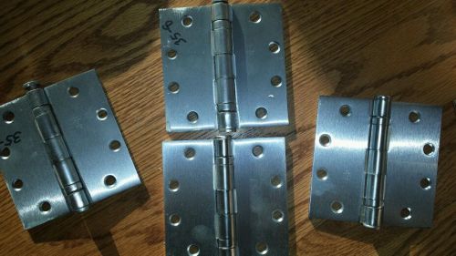 4-Architectural Control Systems Silver commercial door hinges