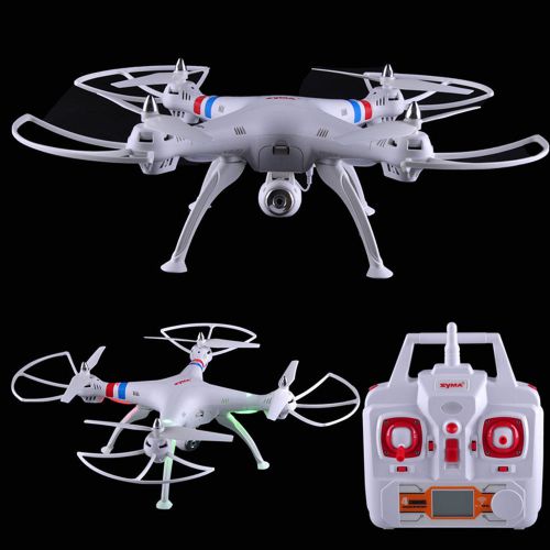 Syma x8c 2.4ghz 6-axis gyro rc quadcopter drone uav rtf ufo 2mp hd camera for sale