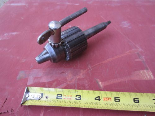 Jacobs Chuck 6A 0 - 1/2&#034; Capacity 33 Taper Morse Taper MT 2 Arbor Shank w/ Key