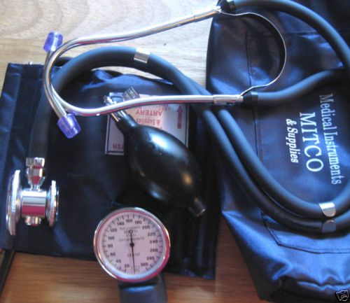 Combo stethoscope &amp;  sphyg  nurses/emt incredible price xl cuff available $7.50 for sale