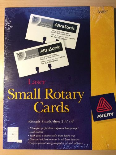 Avery 5385 Laser Rotary Cards 2 1/6 x 4