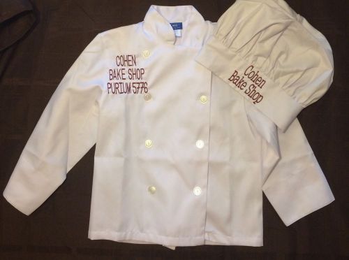 Personalized Chef Jacket And Chef Hats With Name Party Favor Gift
