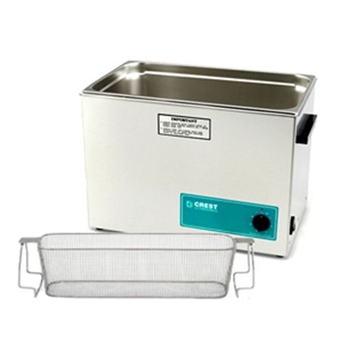 Crest cp2600t ultrasonic cleaner w/ perforated basket-analog timer for sale