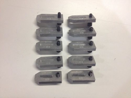 Machine clamps, aluminum, cnc mill, edm, manual mill 1/4-20 screws for sale