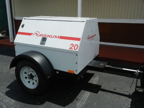 Magnum mlg20 20kw towable diesel generator 2006 ** low hours ** generac mobile for sale