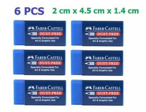 FABER-CASTELL DUST FREE ERASER RUBBER FOR COLOUR PENCIL DRAWING ART GRAPHIC
