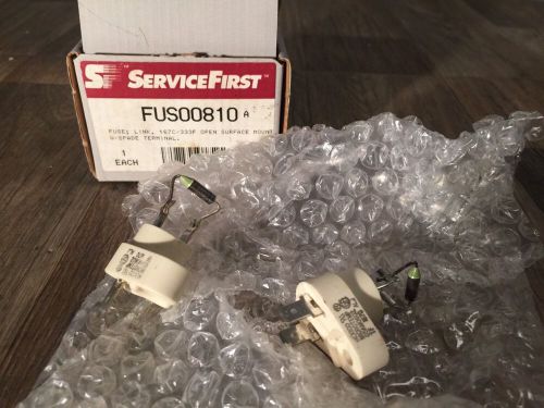 2 Service First fuse links FUS00810 A 167C/333F Open Surface Mount