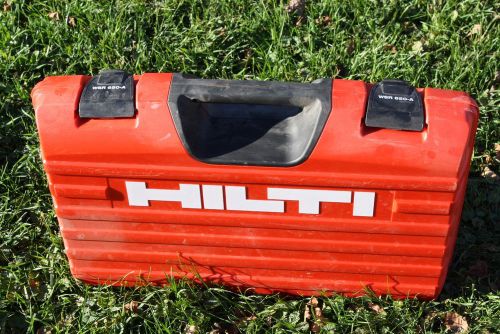 Hilti CorlDess Reciprocating Saw CASE ONLY WSR 650-A