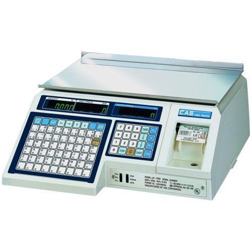 Cas lp1000n label printing scale &amp; free labels for sale