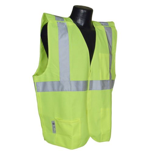 Radians SV4GS2X Class 2 Breakaway Solid Safety Vests, Green, 2 Extra Large