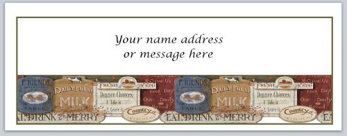 30 Personalized Return Address Labels Country Buy 3 get 1 free (bo344)