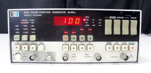 As-Is - HP/Agilent 8116A Pulse / Function Generator