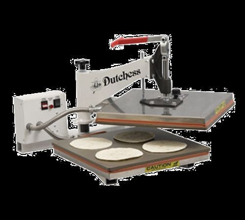 Dutchess bakers dut/txm-15 15&#034; x 15&#034; manual tortilla/pizza dough press for sale