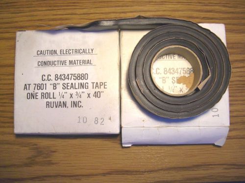 Ruvan conductive sealing tape 1/4 x 3/4 x 40&#034;- 2 rolls for sale