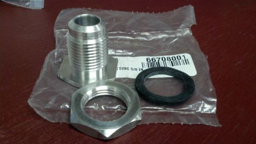 Cooler, freezer, evaporator coil drain fitting w/gasket &amp; nut, 5/8 sae flare for sale